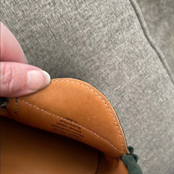 J. Crew Men\'s Dark Green Suede Loafers